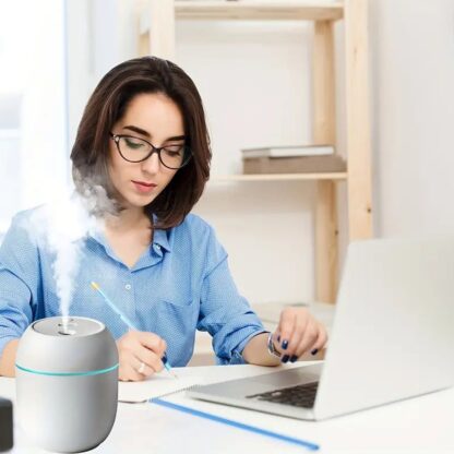 6785 Portable Lighting Mini Humidifier, USB Personal Desktop Air Humidifier for Baby Bedroom Travel Office Home with Light, Cool Mist Humidifier, Essential Oil Diffusers, Cool Mist Humidifiers (250 ML) - Image 12