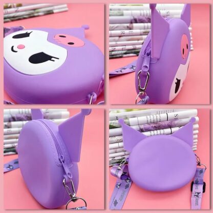 Cute Cartoon Girls' Backpack, Shoulder Bag/ Purse, Portable, Mini Silicone Handbag Girls, Children's Bag/Purse for For Girls Women, Gift Girls Bag Accessories (1 Pc Mix Color ) - Image 8