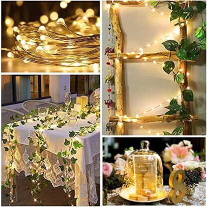 6437 20 LED Wine Bottle Cork Lights Copper Wire String Lights, Battery Powered /  Wine Bottle Fairy Lights Bottle - Image 9