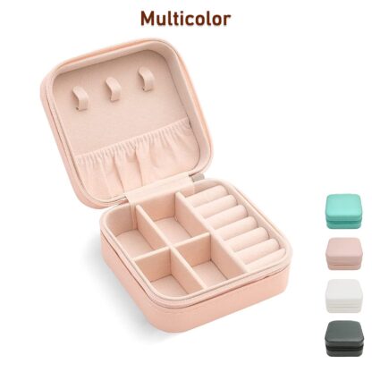 Mini PU Leather jewellery Box for Travel & Storage - Image 11