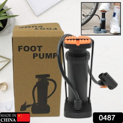 Portable Mini Foot Pump for Bicycle, Bike, and Car - Image 2