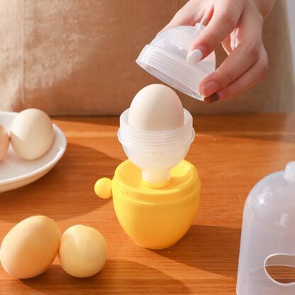 7156A MANUAL EGG PULLER SCRAMBLER HOUSEHOLD WHITE EGG YOLK MIXER KITCHEN TOOL MIX MANUAL SCRAMBLER CONVENIENT WITHOUT BREAKING EGGS. - Image 3