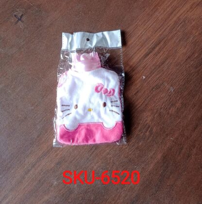 Pink Hello Kitty Small Hot Water Bag with Cover for Pain Relief - Image 8