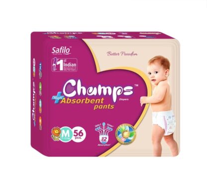 Premium Champs High Absorbent Pant Style Diaper Small, Medium and Large Size Diaper - Image 10