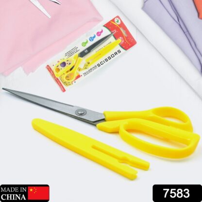 7583 Scissors for craft work paper cutter Scissor stainless steel All Purpose Ergonomic Comfort Grip Office Scissors Craft Shears Sharp Scissors (9 Inch) - Image 2