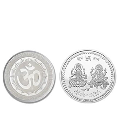 0866 Silver color Coin for Gift & Pooja (Metal is not silver) - Image 4