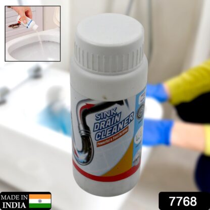 7768 POWERFUL SINK AND DRAIN CLEANER, PORTABLE POWDER CLEANING TOOL SUPER CLOG REMOVER CHEMICAL POWDER AGENT FOR KITCHEN TOILET PIPE DREDGING - Image 2