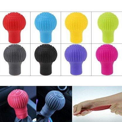 0278 Anti-Scratch Universal Fit Silicon Gear Shift Knob Protective Cover - Image 5