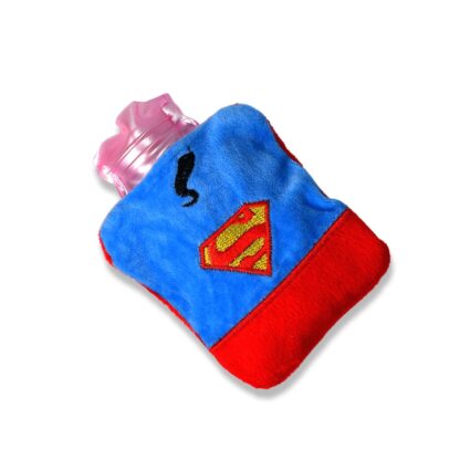 6530 Superman Print small Hot Water Bag with Cover for Pain Relief, Neck, Shoulder Pain and Hand, Feet Warmer, Menstrual Cramps. - Image 7