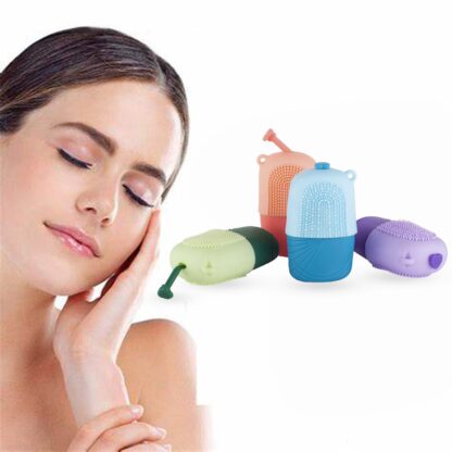 Ice Roller & Scrubber For Face | Face Massager | Reusable Silicone Facial Ice Roller For Glowing & Tighten Skin (1 Pc) - Image 7