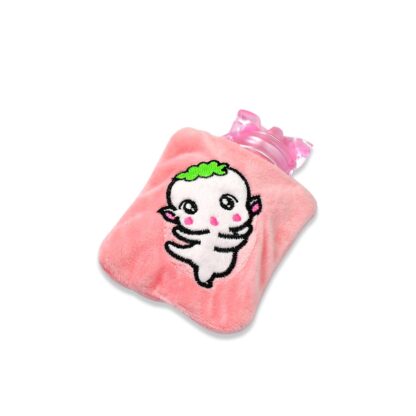 6532 Pink Cartoon small Hot Water Bag with Cover for Pain Relief, Neck, Shoulder Pain and Hand, Feet Warmer, Menstrual Cramps. - Image 5