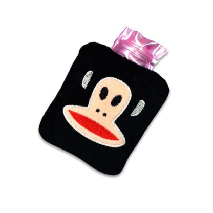 6522 Black Monkey small Hot Water Bag with Cover for Pain Relief, Neck, Shoulder Pain and Hand, Feet Warmer, Menstrual Cramps. - Image 4