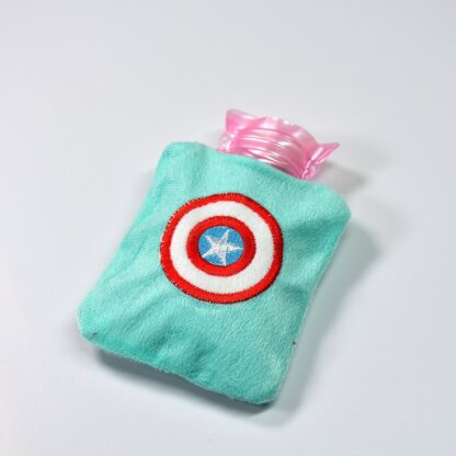 6517 Captain America's Shield small Hot Water Bag with Cover for Pain Relief, Neck, Shoulder Pain and Hand, Feet Warmer, Menstrual Cramps. - Image 7