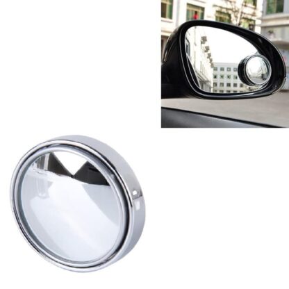 360DEGREE BLIND SPOT ROUND WIDE ANGLE ADJUSTABLE CONVEX REAR VIEW MIRROR - PACK OF 2 - Image 6