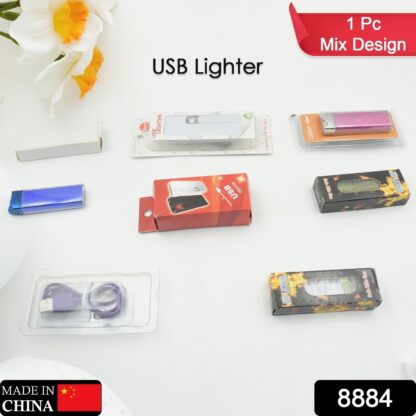 Stylish Electric USB Lighter for Men & Women (Rechargeable, Windproof) - Image 2