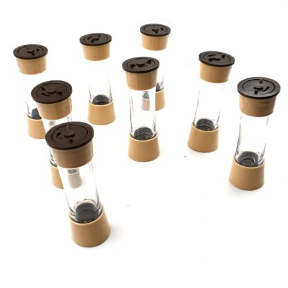 5986  360 Revolving Spice Rack for Kitchen and Dining Table, 8 Spice jars with 120 ml, Condiment Set, Herb Seasoning Organizer - Image 4