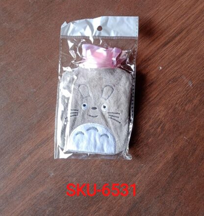 Totoro Cartoon Small Hot Water Bag with Cover for Pain Relief - Image 9