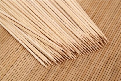 1100 Camping Wooden Color Bamboo BBQ Skewers Barbecue Shish Kabob Sticks Fruit Kebab Meat Party Fountain Bamboo BBQ Sticks Skewers Wooden (20cm) - Image 4