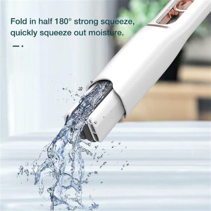 Portable Self-Squeeze Short Mop, Mini Hand Wash-Free Strong Absorbent Mop with 1 Cotton Head, Cleaning Sponge For Bathroom Kitchens Table - Image 6