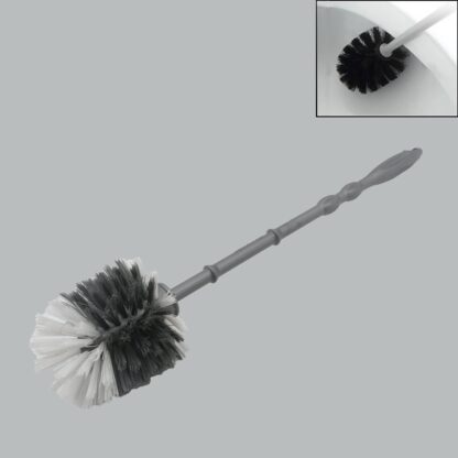 4685 Toilet Brush with Holder Stand, Toilet Brush Set Toilet Cleaning Brush Household, Bathroom Cleaning Tools - Image 4