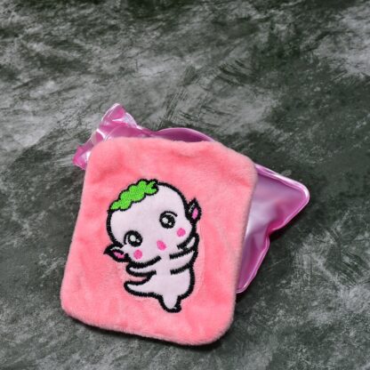 6532 Pink Cartoon small Hot Water Bag with Cover for Pain Relief, Neck, Shoulder Pain and Hand, Feet Warmer, Menstrual Cramps. - Image 6