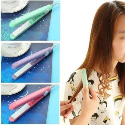 Beauty and Personal Care Professional Ceramic Plate Mini Hair Styler Straightener and Curler - Image 10