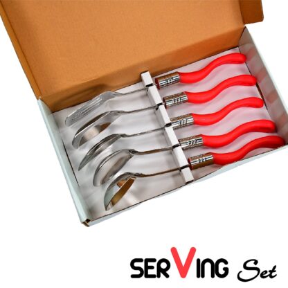 2935 Stainless Steel Serving Spoon Set 5 pcs. - Image 5