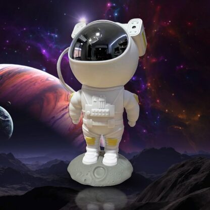 4530 Robot Sky Space Stars Light Astronaut Galaxy Projector, Night lamp, Bedroom, Kids, Projector, Remote Control, Star Projector Will Take Children's to Explore The Vast Starry Sky for Adults, raksha bandhan, Diwali Gift - Image 2