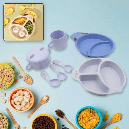 Baby Feeding Set For Kids And Toddlers (7 pcs set) - Image 3