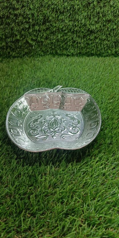 5479  DECORATIVE MUKHWAS SERVING TRAY SERVING MUKHWAS PLATE FANCY CANDY TRAY DRY FRUIT SERVING TRAY (1 Pc Set) - Image 6