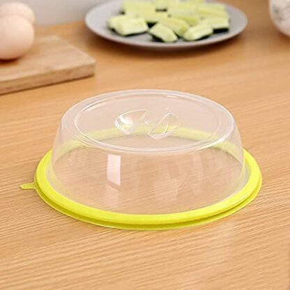 5892 Air-Tight Microwave Oven Dish Cover Microwave Splatter Cover Food Cover Microwave Food Plate Kitchen Plate Dish Lid Dishwasher Safe - Image 5