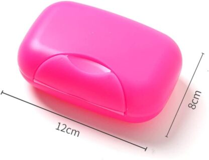 4592 Travel Soap Case Box Plastic Soap Box With Cover Waterproof Leakproof Soap Dish For Bathroom & Travel Use (1Pc) - Image 5