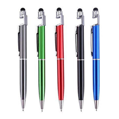 3 in 1 Ballpoint Function Stylus Pen with Mobile Stand - Image 5