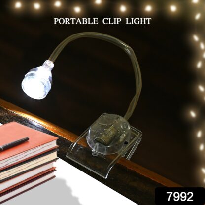 7992 Clip light Portable Clip Light Transparent Clip light Outdoor & indoor Use - Image 2