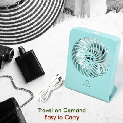 4810 Portable Desk Fan Big Table Fan3 Step Speed Setting Fan Personal Desk Fan Suitable For Office , School & Home Use (Battery Not Include) - Image 5