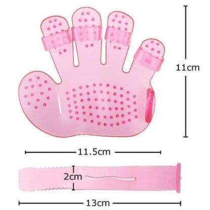 172 Rubber Pet Cleaning Massaging Grooming Glove Brush - Image 6