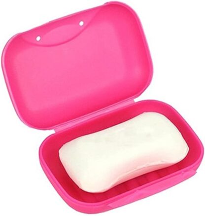 4592 Travel Soap Case Box Plastic Soap Box With Cover Waterproof Leakproof Soap Dish For Bathroom & Travel Use (1Pc) - Image 4