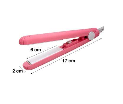 Beauty and Personal Care Professional Ceramic Plate Mini Hair Styler Straightener and Curler - Image 8