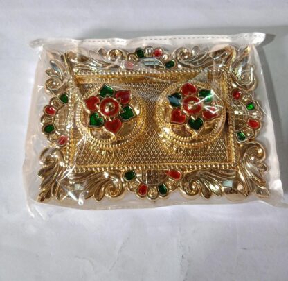 Rakasha Bandhan Special Puja Thali, Kumkum Thali Holder, Pooja Return Gift, Indian Housewarming Gifts, Brother / Bhai / Bhabhi / Sister / Family  Rakhi for Rakshabandhan, Diwali - Image 10