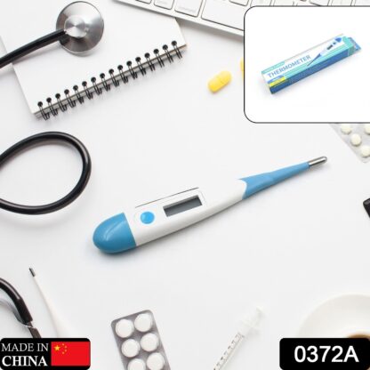 0372a Thermometer for Adults, Child With LCD Backlight Display & Thermometer Cover Thermometer for Fever - Image 7