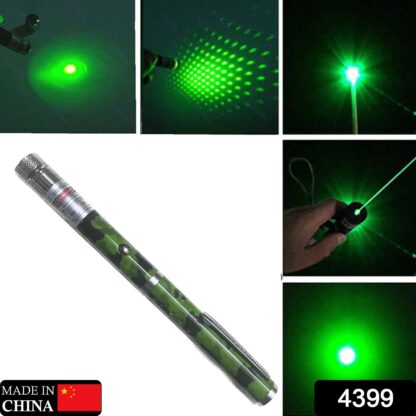 4399 Green Multipurpose Laser Light Disco Pointer Pen Beam With Adjustable Antena Cap To Change Project Design - Image 2