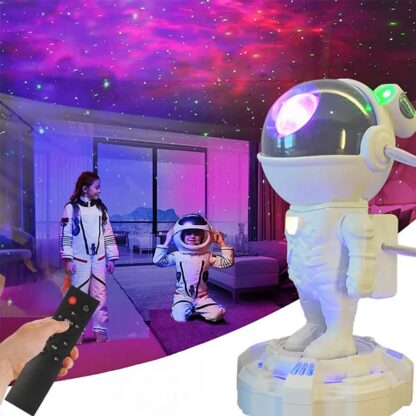 4530 Robot Sky Space Stars Light Astronaut Galaxy Projector, Night lamp, Bedroom, Kids, Projector, Remote Control, Star Projector Will Take Children's to Explore The Vast Starry Sky for Adults, raksha bandhan, Diwali Gift - Image 8