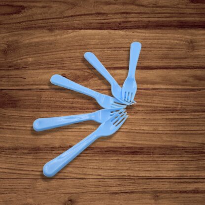 5895  Reusable Premium Heavy Weight Plastic Forks, Party Supplies, One Size, plastic 5pc Serving Fork Set for kitchen, Travel, Home (5pc) - Image 6