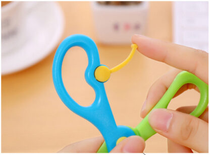 1569 Kids Handmade Plastic Safety Scissors Safety Scissors - Image 7