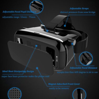 1447 VR Pro Virtual Reality 3D Glasses Headset - Image 3