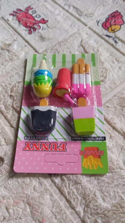 Mini Eraser Set for Kids (5 Pieces) - Fun Designs, Party Favors, School Prizes - Image 7