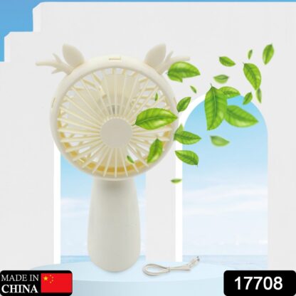 17708 Mini USB Handheld Fan, Portable Rechargeable Mini Fan for Home, Office, Travel and Outdoor Use (1 Pc) - Image 2