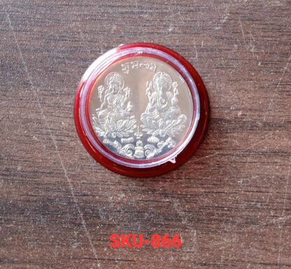 0866 Silver color Coin for Gift & Pooja (Metal is not silver) - Image 8