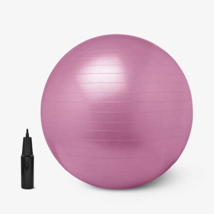 9091 Anti Burst 65 cm Exercise Ball with Inflation Pump, Non-Slip Gym Ball, for Yoga, Pilates, Core Training Exercises at Home and Gym- Suitable for Men and Women - Image 7