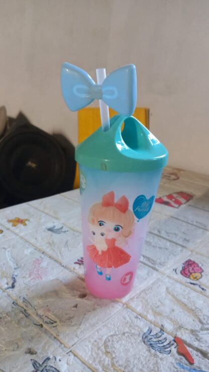 0290 LED Light Unicorn Water Bottle/Tumbler/ Mug with Straw & Lid for Kids Glitter Sipper with Toy Drinking Cups for Boys and Girls School/Tuition/Gym/ Picnic, Kids and Adults, Birthday Return Gifts - Image 9